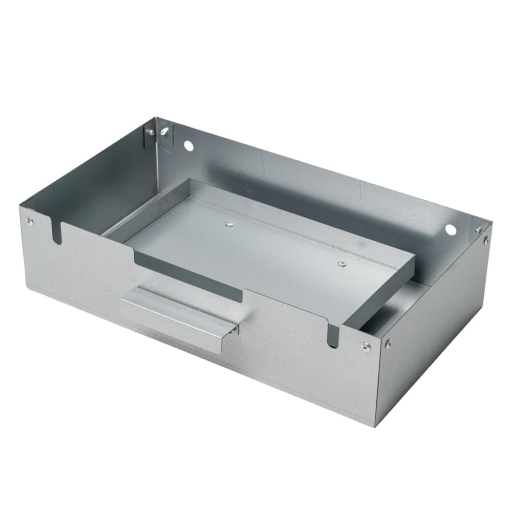 Räucherofen aus Stahlblech mit Zubehör - Räucherschrank für Holz mit Räucherhaken & 1 kg Räuchermehl - Thermometer - für Fisch, Fleisch & Gemüse