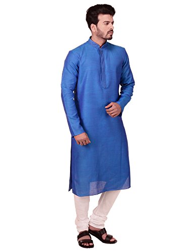 Image of Manyavar Men's Regular Fit Kurta & Churidar Set (SDES306)