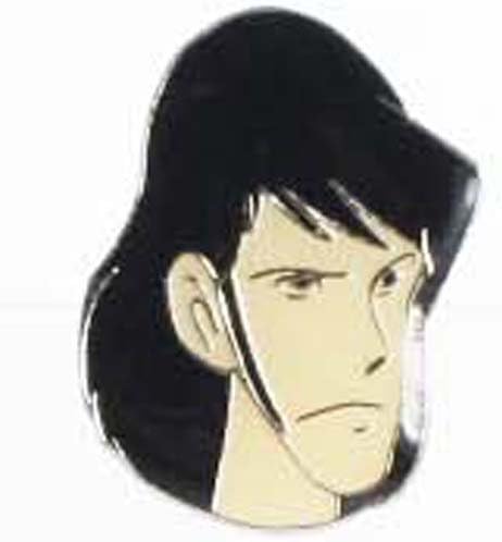 Lupin Lapel Pin - U - Character Head - Ishikawa Goemon