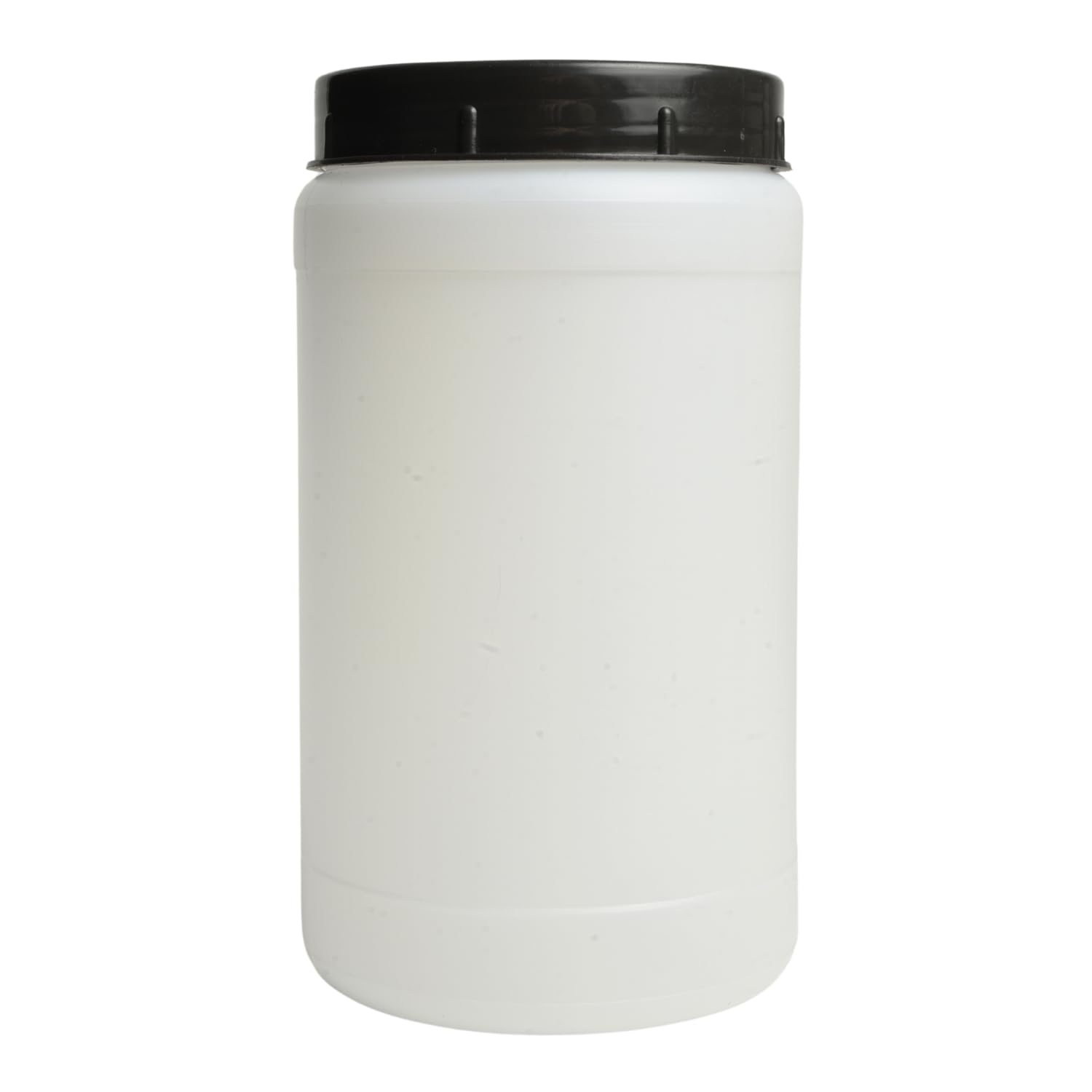 Plastic Food Storage Barrels with Screw-On Lid & Handles – 1.2L to 5L – Food-Safe, Durable, Lightweight, Perfect for Fermenting, Water & Kitchen Use (12, White, 2L)