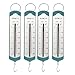 4pcs Spring Dynamometer, Accurate Measurement Premium Materials 5N for Physics Mechanical Experiment