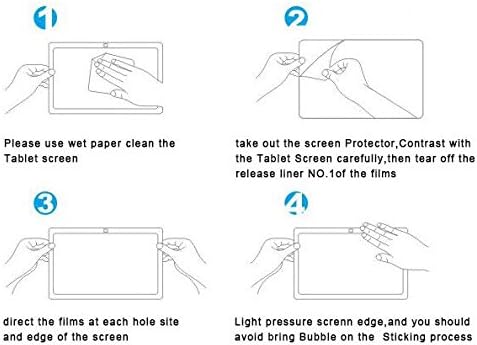 [Galaxy Tab E 8.0 Glass Screen Protector] Premium 9H Hardness Anti-Scratch 2.5D Rounded Edge Tempered Glass Screen Protector Film Compatible with Samsung Galaxy Tab E 8.0 SM-T377T Tablet