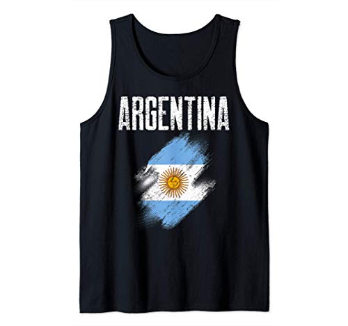 Regalo vintage de la bandera argentina del país de Argentina Camiseta sin Mangas