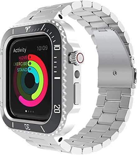 Boîtier de montre en métal antichoc 45mm pour protéger la série 8 7