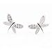 Produktbild Baobei Frauen Kind Libelle Ohrstecker Ohrringe 925 Sterling Silber Zirkonia Libelle Ohrstecker Ohrringe Eleganter feiner Schmuck für Frauen Mädchen mit Schmuckschatulle