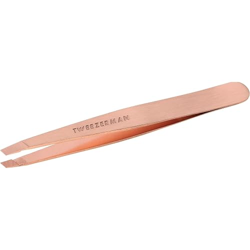 Tweezerman Slant Tweezer – Tweezerman Tweezers for Eyebrows Rose Gold