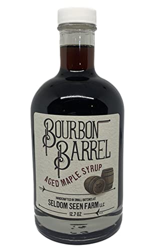 Seldom Seen Farm Bourbon Barrel Aged Maple Syrup - 12.7 Oz (375 Ml) #TOP26