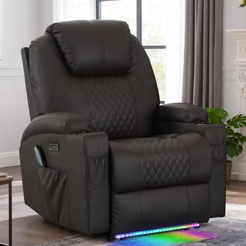 Power Recliner Chair with Heat and Massage for Adults -