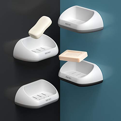 Entweg - Saboneteira Chuveiro Montado Na Parede Suporte de Sabão Banheira Banheiro Caixa de Sabão de