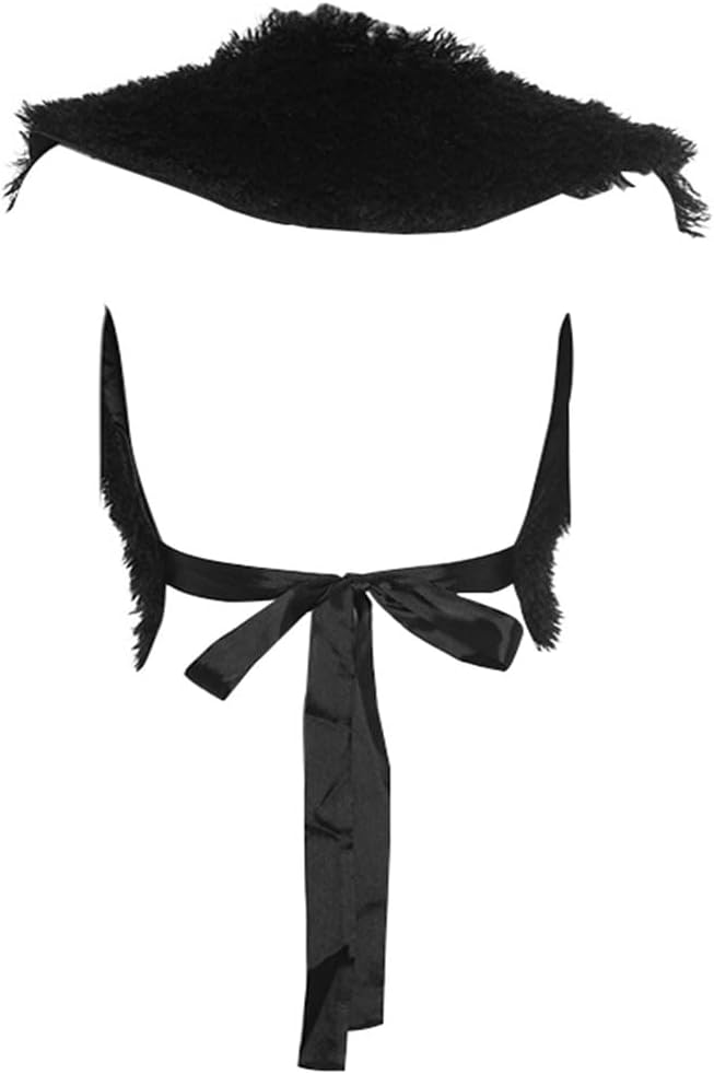 Women Strapless Tops Halter Backless Tie Lace Up Faux Fur Vest Sleeveless Feather Fuzzy Tank Shaggy Waistcoat Cape - Image 3