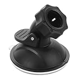 Rotule réglable : la base à rotule permet une rotation, ce qui facilite le réglage de l’angle de la caméra embarquée grâce à cette ventouse. accessoires pour caméra embarquée, support de voiture pour caméra sport
