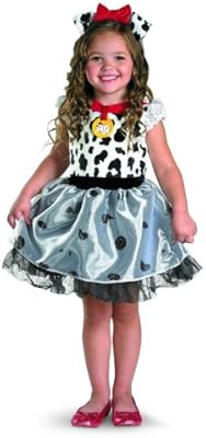 Disguise Costumes Disney 101 Dalmatians Classic Costume, White/Black, Toddler Medium 3T-4T