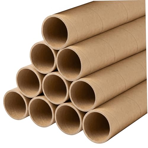 Tubes en carton de 30,5 cm pour châteaux miniatures et activités manuelles