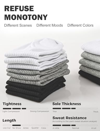 AURUZA 9 Pairs No Show Socks Womens Low Cut Running Athletic Fashion Ankle Sock For Women Invisible Liner Socks4