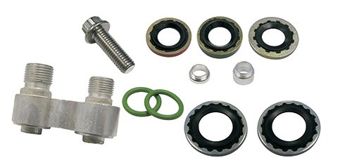 Vintage Air 341080 Compressor Line Adapter Kit #TOP28