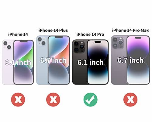 Tnarru Plaid B Pattern Compatible With Iphone 14 Pro Case Hard Pc Back And Soft Tpu Sides Non-Slip Scratchproof Shockproof Protective Cute Phone Case For Iphone 14 Pro 5G Black Red #TOP6