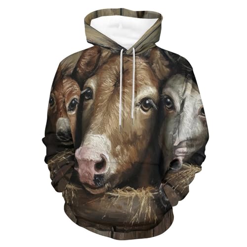 Sweat à capuche âne et cheval pour homme et femme en taille S