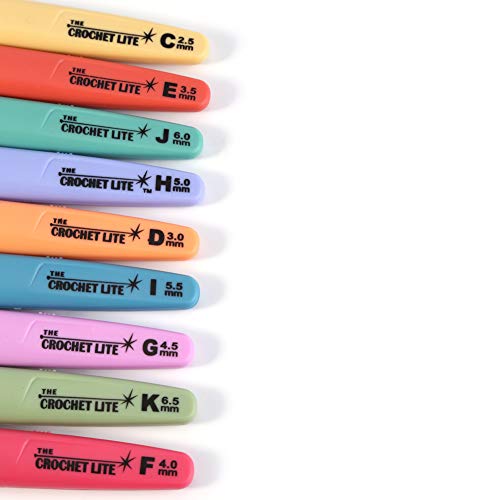 Crochê LED, Agulha de crochê de alfinetes de tricô, para o amante do aprendizado