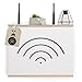 Produktbild MOE UHANE Router Schrank - Router Aufbewahrungsbox - Router Verstecken - Router box - Wall box - Wallboxen - Wlan Regal - Wifi Schrank - Made in EU (40 x 9,5 x 32)