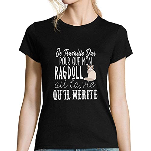 T-Shirt Ragdoll Planetee au bureau et moments détente