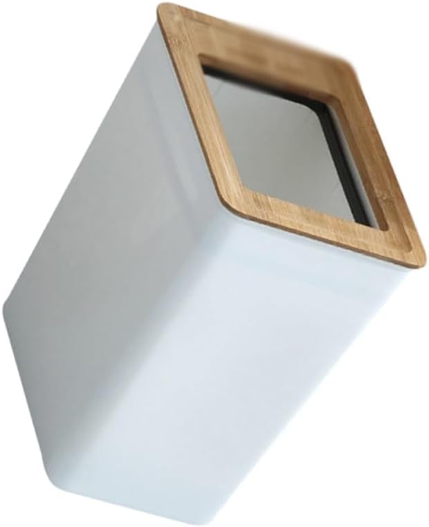 竹蓋ゴミ箱車のゴミ箱バケツ家庭用創造的な廃棄物