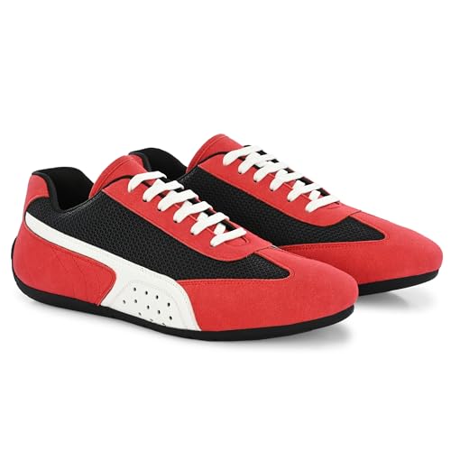 Image of Cruiser Sneaker for Men | Lightweight & Comfortable | Stylish Lace-Up Casual Footwear with Cushioned Insole | Perfect for Versatile Outfits (2645)