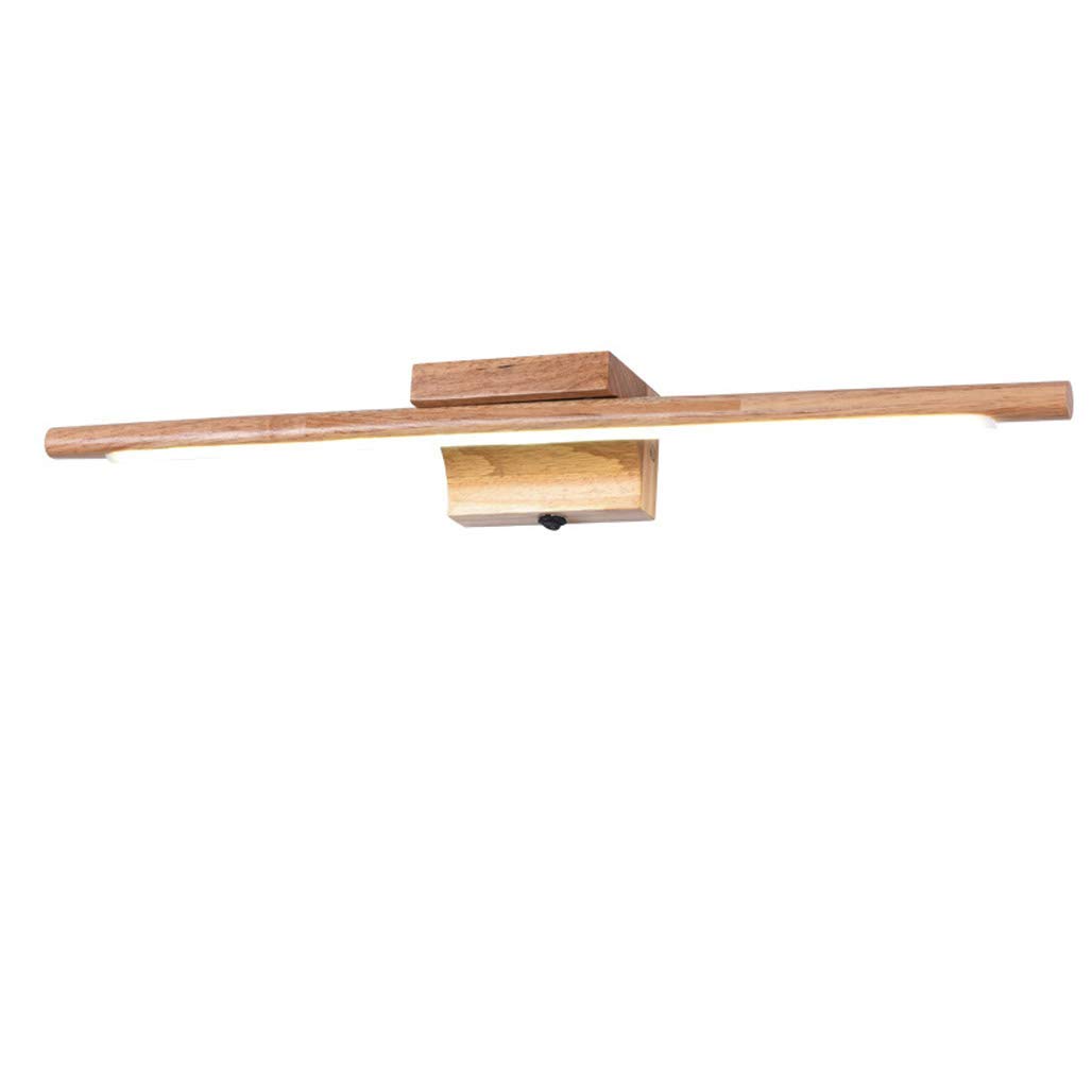 Luz LED de madera para espejo de baño que transforma tu tocador en un spa 8