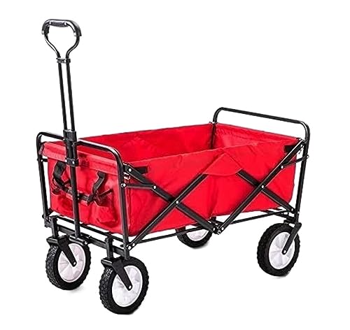 IWENZHKPA Carrito de Jardín Carro Plegable para Acampar, para Jardín Y Playa, De Transporte Servicio Pesado para Festivales Al Aire Libre, Camping Transportador