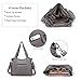 Handbag Hobo Women Shoulder Bag/Handbag Roomy Multiple Pockets Fashion PU Tote, Grey