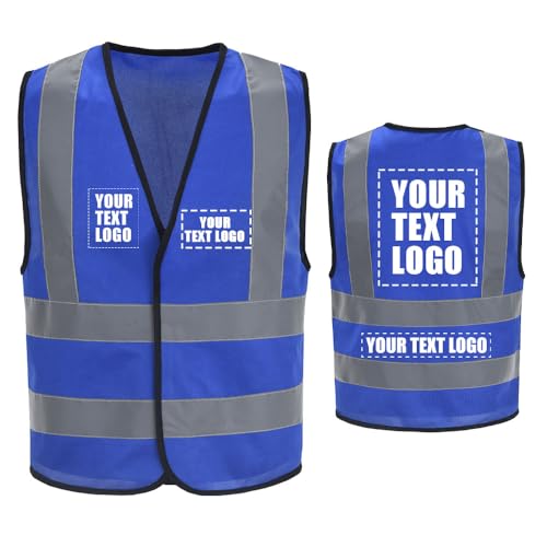 Image of AYKRM 12 colour High visibility viz vest hi vis viz reflective work construction safety vest (XS-8XL)