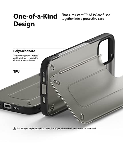 Image of Ringke Back Cover For iPhone 12 /12 Pro ( TPU|Ash Grey )