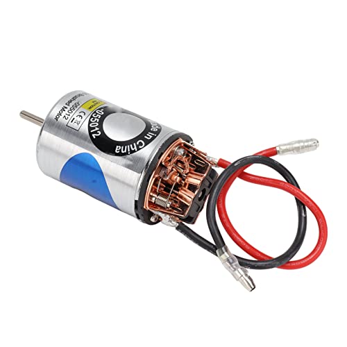 Motor Escovado, 3 Slots 550 Motor Escovado Prata Fácil Substituível à Prova d'água para Automóvel d