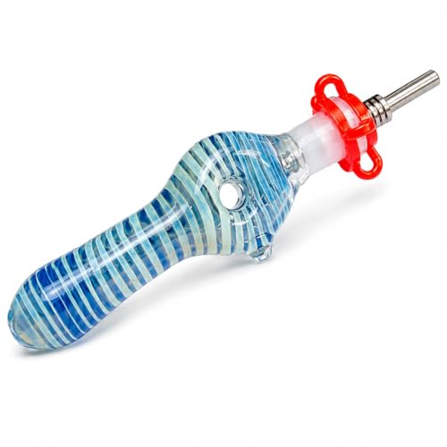 Glass Gorgeous Honey Dispenser  with Stand Honey Comb Shaped Honey Pot Collectible Jar Pot No Drip Honey Dispenser with High Capacity Honey Pourer Dispenser Blue