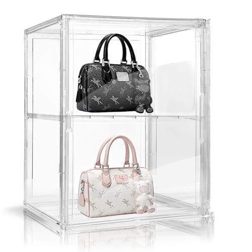 Acrylic Purse Organizer with Magnetic Doors