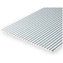 Evergreen 4525 - Corrugated Sheet, Game, 1 x 150 x 300 mm, Grid 0.75 mm, Pack of 1