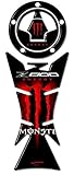 pegatinas llantas kawasaki z800  Kit de Pegatinas Stickers Resina Gel 3D - Monster Rojo