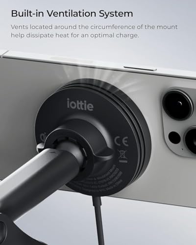 iOttie Velox Qi2 Mini: Magnetic Wireless-Charging Car Mount (Dashboard & Windshield) — view 4