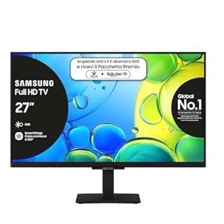 Samsung Smart TV 27'' UE27F6000FUXZT FHD, Hyper Real Processor, HDR & Pur Color, Smart Experience, OTS Lite & Adaptive Sound, SlimLook Design, 2025