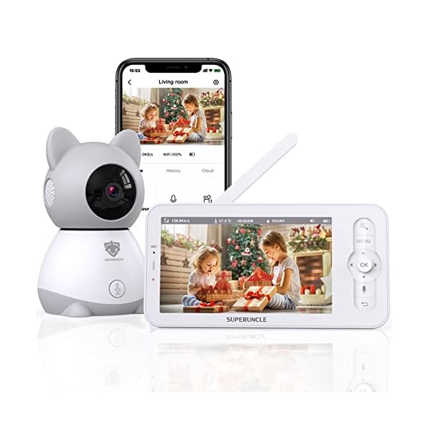 Baby Monitor, SUPERUNCLE Video Baby Monitor with 1080P