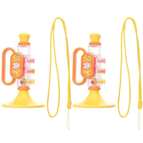 Alasum 2個小喇叭玩具 子供向け音楽楽器 なおもちゃ パーティーや遊びに