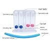 呼吸筋 エクササイザー 肺機能 肺活量 を鍛える 器具 呼吸トレーナー呼吸訓練装置四球計スパイロメトリー訓練口ブロー肺機能 niu #5