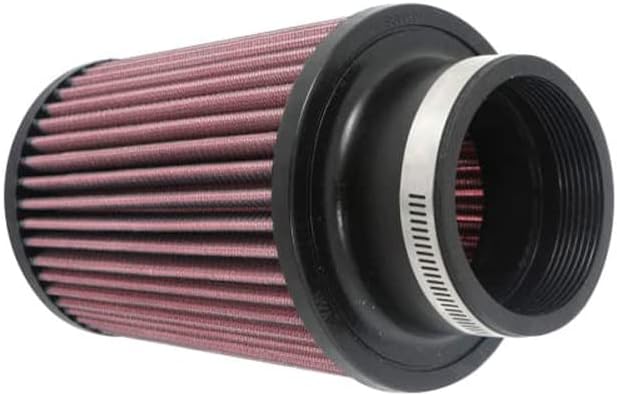 K&N High-Flow Original Lifetime Universal Clamp-On Air Filter: High Performance, Premium, Washable: Flange Diameter: 3 In, Filter Height: 6 In, Flange Length: 1.75 In, Shape: Tapered Round, RU-4650