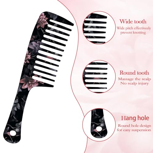Peine de Dientes Anchos con Mango Ergonómico para Cabello miniatura 3