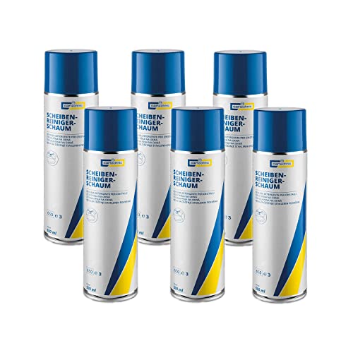 CARTECHNIC 6X Scheibenreiniger Schaum Glasschaumreiniger Schaumreiniger 500 ml
