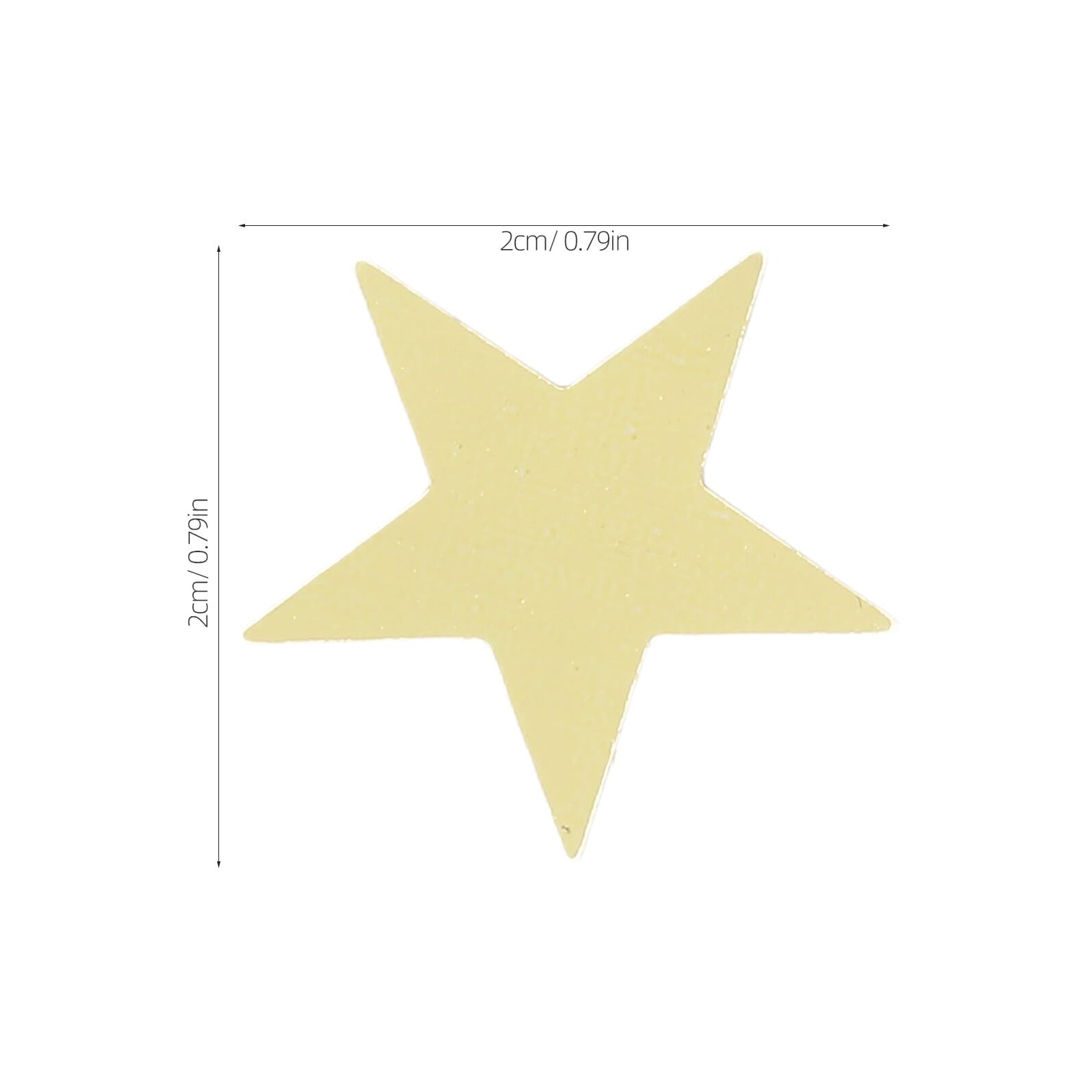 Ipetboom Goldene Sternenkonfetti 2cm aus PVC für Party Tischdekoration | 1 Beutel, Einheitliche Größe, Leicht zu Reinigen, Große Menge, Geeignet für Feier und Schulabschluss