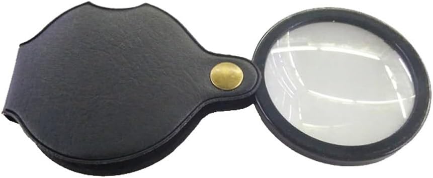 Mini Magnifying Glass Handheld Foldable Magnifier Loupe Lens Books