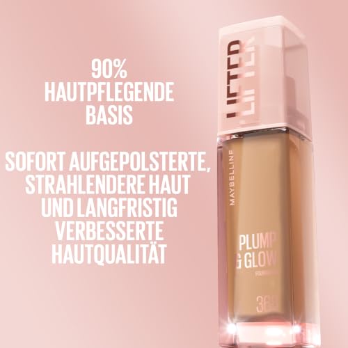 Maybelline New York Lifter Foundation, Flüssiges Make-up für strahlenden Teint mit Hyaluron und Niacinamid… – Ansicht 4