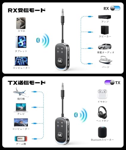 TEOOT 2in1 bluetooth トランスミッター J51 の商品画像 1