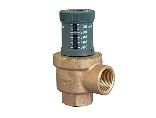 OVENTROP-Differenzdruck-Überströmventil DN25, 1 IG, PN10, mit dp-Anzeige