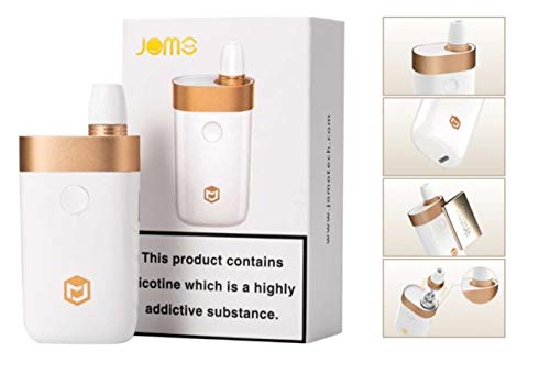Electronic Cigarette POD Refillable Vape Pen 2ML Tank, 0.6 ohm ES Traders® E Cigarette Starter Kit with Changeable Vape Coil and Vape Tank 'No Nicotine' (POD Kit White)